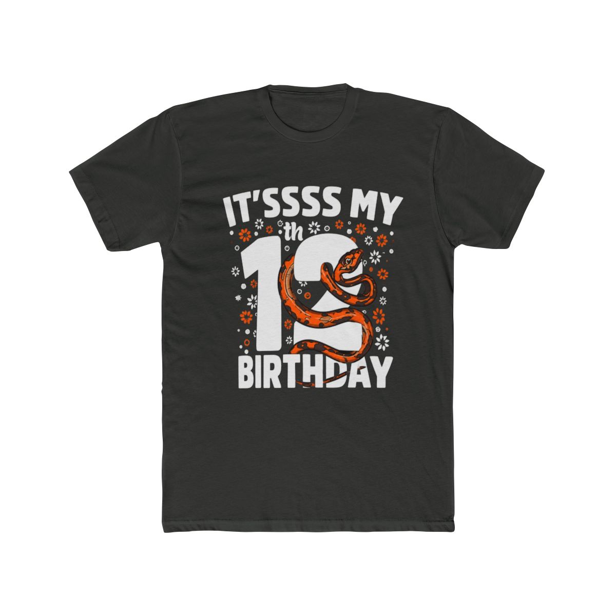 12 Year Old Snake 12th Birthday Party Boa Python R T Shirt | Bad Omens - alternate angle 5, merchandise