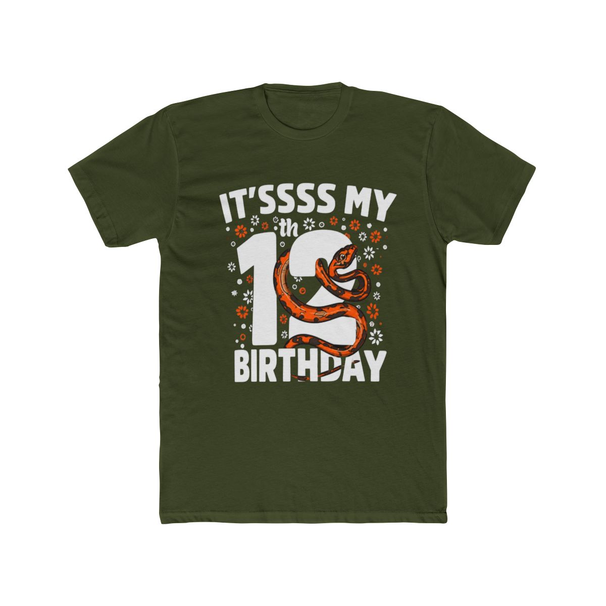 12 Year Old Snake 12th Birthday Party Boa Python R T Shirt | Bad Omens - alternate angle 4, merchandise