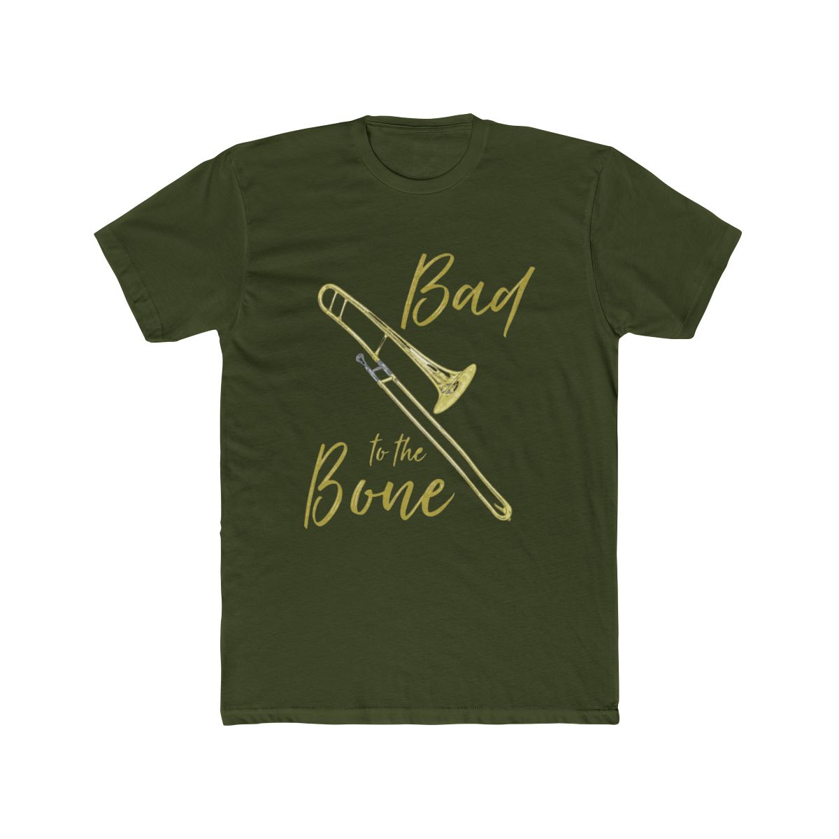Bad To The Trombone Funny Wind Instrument Shorty T Shirt | Bad Omens - alternate angle 4, merchandise