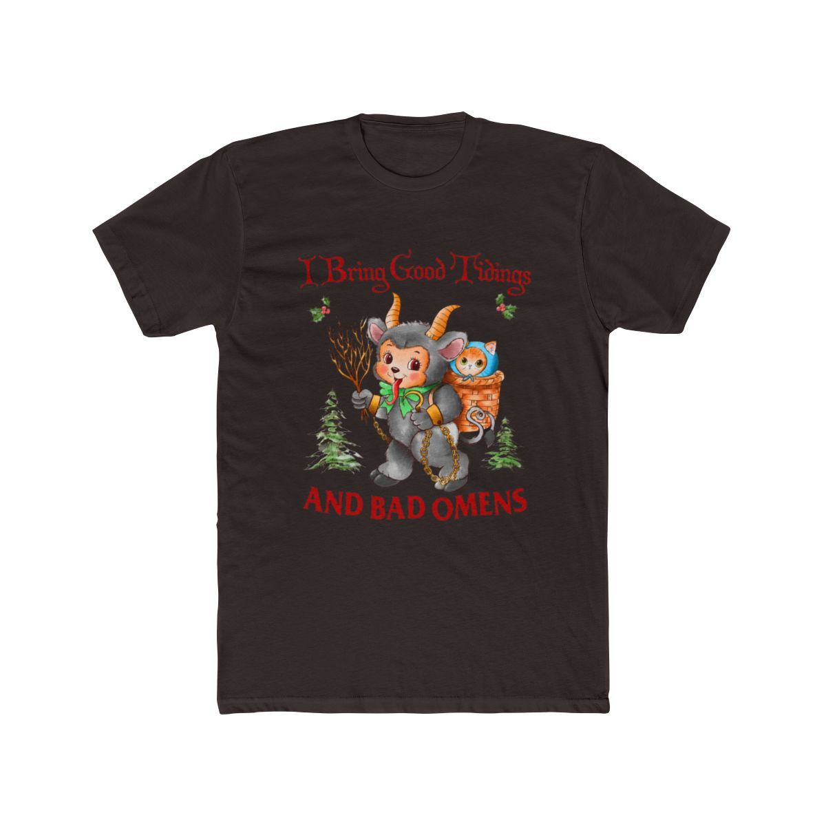 I Bring Tidings And Bad Os Krampus Cat Yule Cat T Shirt | Bad Omens - alternate angle 3, merchandise