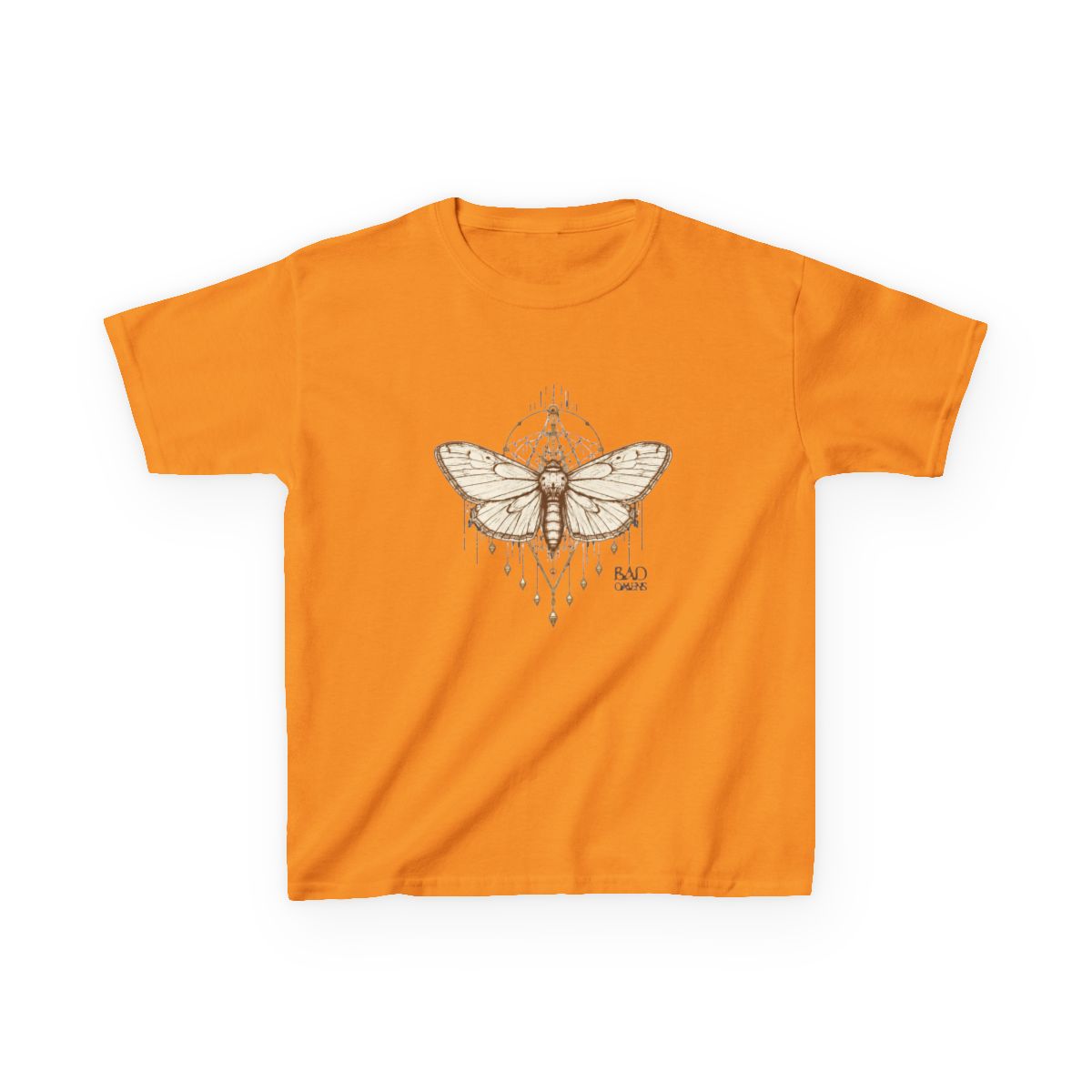 Moth Bad Omens Funny Myth Superstitions Women Men Kids Youth T-Shirt - alternate angle 4, merchandise