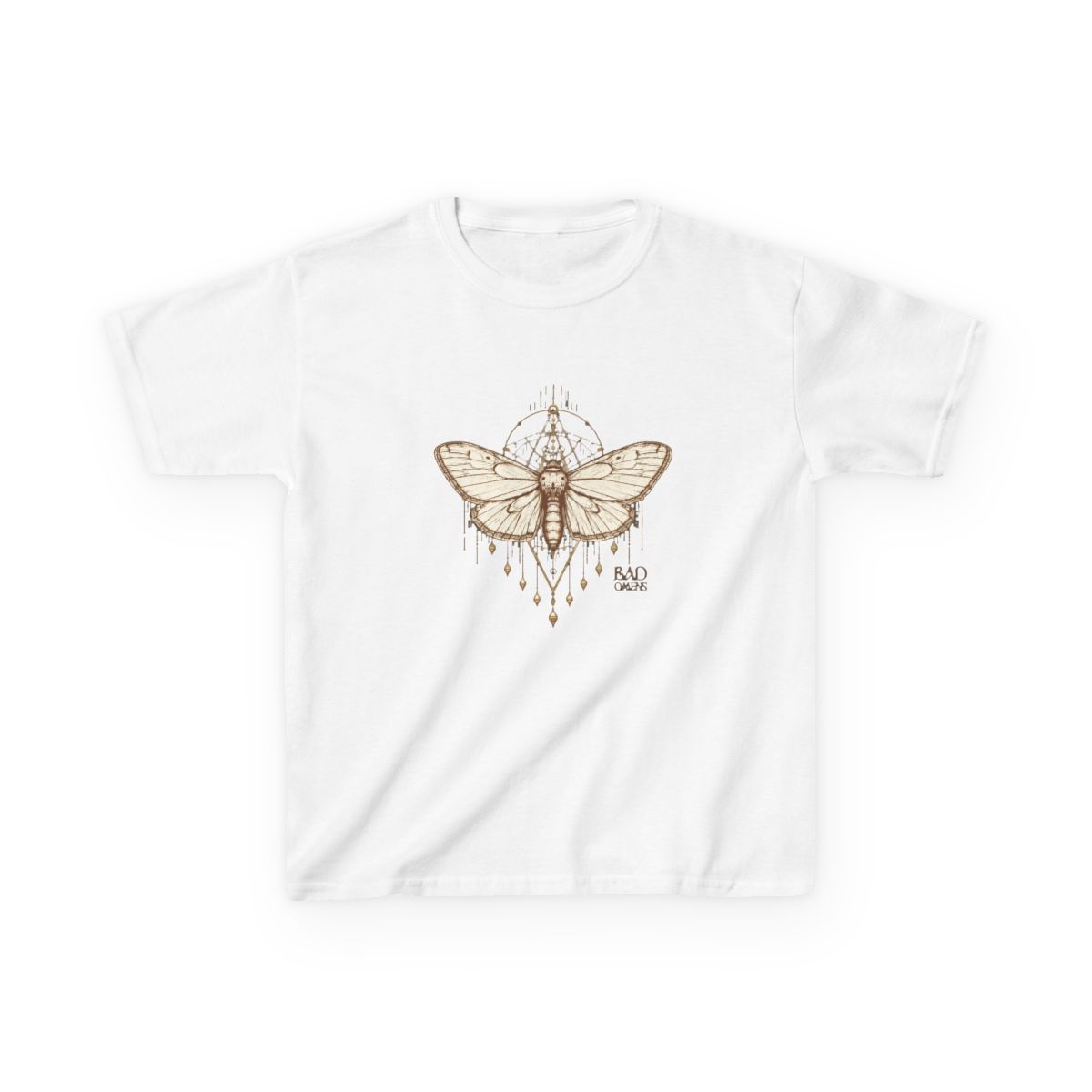 Moth Bad Omens Funny Myth Superstitions Women Men Kids Youth T-Shirt