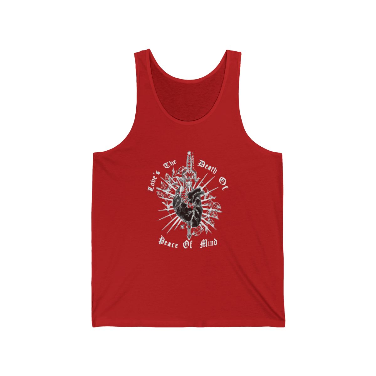 BAD_0MENS Love Is the Death of Peace of Mind Tank Top | Bad Omens