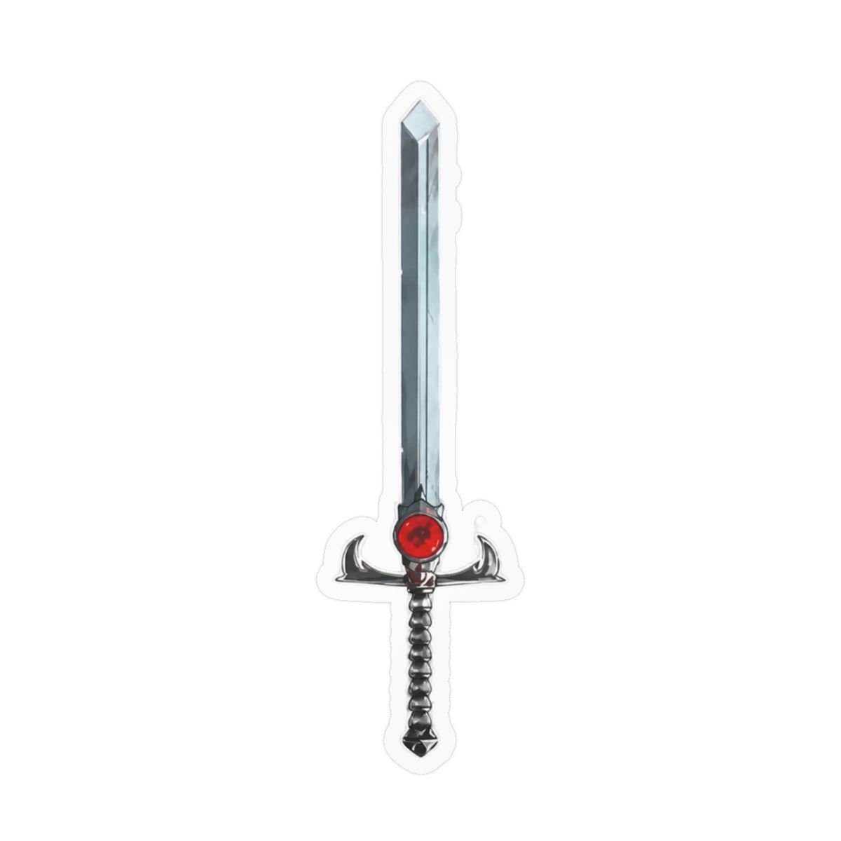 Sword of Omens Sticker Outdoor Rated Vinyl Sticker Decal for Windows, Bumpers, Laptops or Crafts 5" | Bad Omens