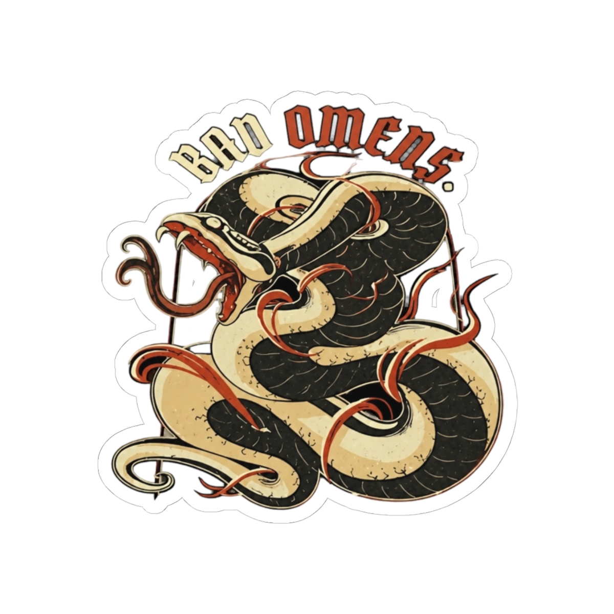Bad Omens Snake Bad Omens PopSockets Adhesive PopGrip - alternate angle 2, merchandise